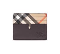 Burberry - Tall Pop Check Card Case - Homme - Accessoires - Brun - Taille: ONE Size
