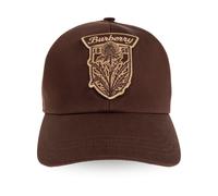 Burberry - Thistle Shield Gabardine Baseball Cap - Homme - Accessoires - Brun - Taille: L