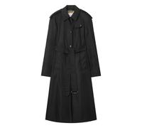 Burberry - Tilley Belted Coat - Femme - Manteaux - Noir - Taille: 34 FR