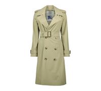 Burberry - Trench-coat long - Femme - Manteaux - Vert - Taille: 36 FR