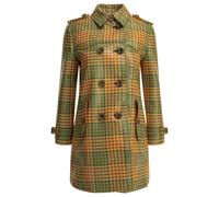 Burberry trench femme jaune en jacquard effet raphia - 08