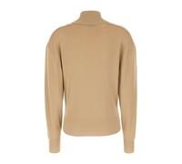 Burberry - Turtleneck Wool Top - Femme - Pulls - Beige - Taille: 40 FR