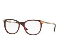 Burberry, unisex, Accessoires, Brun, Taille: 51 MM Montures de Lunettes Leather Check Collection