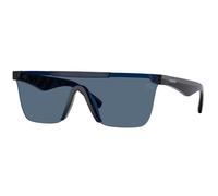 Burberry Unisex Burberry BE4480D 411080 Lunettes de soleil Injecté Bleu Bleu Carré Normale