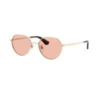 Burberry Unisex Sunglass BE3173D - Couleur du Monture: Doré clair, Couleur de Lentille: Rose foncé