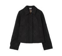 Burberry - Veste courte matelassée en nylon - Femme - Vestes - Noir - Taille: 36 FR