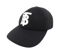 Burberry Vintage - Casquette en coton Pre-owned - Femme - Pre-owned - Noir - Taille: ONE Size