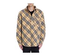 Burberry - Vintage Check Wool Shirt - Homme - Vestes - Beige - Taille: L