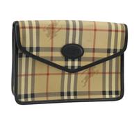 Burberry Vintage - Pochette Vintage en Cuir PVC Pre-owned - Femme - Pre-owned - Beige - Taille: ONE Size
