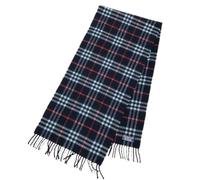 Burberry Vintage - Pre-owned Cashmere Stole - Femme - Pre-owned - Bleu - Taille: ONE Size