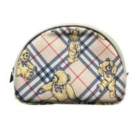 Burberry Vintage - Pre-owned Nova Check Polyester Pouch - Femme - Pre-owned - Beige - Taille: ONE Size