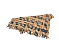 Burberry Vintage - Pre-owned Nova Check Wool Scarf - Femme - Pre-owned - Beige - Taille: ONE Size