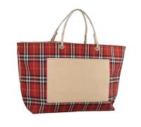 Burberry Vintage - Pre-owned Nylon cabas - Femme - Pre-owned - Rouge - Taille: ONE Size