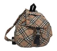 Burberry Vintage - Pre-owned Nylon sacs-dos - Femme - Pre-owned - Beige - Taille: ONE Size