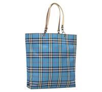 Burberry Vintage - Pre-owned Nylon sacs-main - Femme - Pre-owned - Bleu - Taille: ONE Size