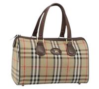 Burberry Vintage - Sac à main en toile Pre-owned - Femme - Pre-owned - Beige - Taille: ONE Size