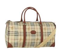 Burberry Vintage - Sac Boston Pre-owned - Femme - Pre-owned - Beige - Taille: ONE Size