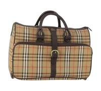 Burberry Vintage - Sac Boston Vintage Pre-owned - Femme - Pre-owned - Brun - Taille: ONE Size