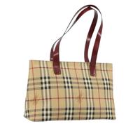 Burberry Vintage - Sac cabas vintage Nova Check Pre-owned - Femme - Pre-owned - Beige - Taille: ONE Size