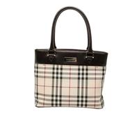 Burberry Vintage - Tote Pre-owned House Check Canvas - Femme - Pre-owned - Beige - Taille: ONE Size