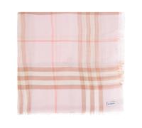 Burberry - Wide Check Wool Scarf - unisex - Accessoires - Rose - Taille: ONE Size