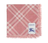 Burberry - Wide Check Wool Silk Scarf - unisex - Accessoires - Rose - Taille: ONE Size
