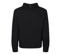 Burberry - Wool Half Zip Jumper - Homme - Sweatshirts et sweats à capuche - Noir - Taille: S