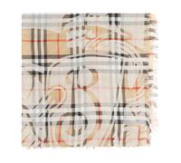 Burberry - Wool Scarf - unisex - Accessoires - Beige - Taille: ONE Size