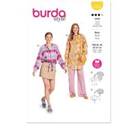 Burda 5723 Femmes Chemisier Couture Motif Tailles 10 - 22 Skill: Moyen