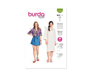 Burda 5733 Robe Chemisier Femmes' Couture Motif Tailles 10 - 22 Skill: Facile