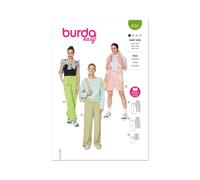 Burda 5761 Cargo Pantalon Femmes Couture Motif Taille 8-22 Skill: Très Facile