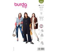 Burda 5964 Patron de couture pour femme Taille 44-54 Niveau 2 pour débutant