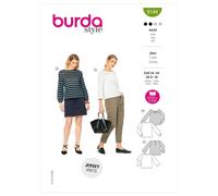 Burda 6201 Hauts Femmes Couture Motif Tailles 8 - 18 Skill : Super Facile