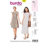 Burda Patron de Couture| Robe mini et midi - taille: 34-44 | Facile - idéal pour débuter