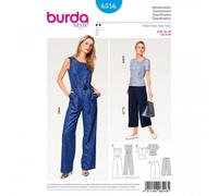 BURDA 6516 Patron De Couture Pour Femmes Tailles 8 - 20 Compétence : FACILE