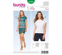 Burda 6540 Robe & Haut Femmes Couture Motif Tailles 6 - 20 Skill : Super Facile