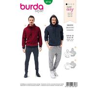 Burda 6718 Patron de Sweat Blanc, 46-56