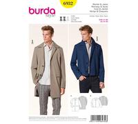 Burda B6932 Patron de Couture Manteau et Veste 19 x 13 cm, 44-60