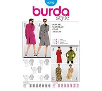 Burda B8292 Patron de Couture Manteau 19 x 13 cm, 36-48