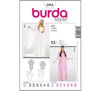 Burda B2484 Patron de Couture Fée 19 x 13 cm, Ecru, 36-46