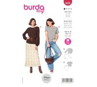 Burda B6059 Patron de Couture, Papier, Blanc, 34-44