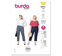 Burda B6103 Patron de Couture, Papier, Blanc, 44-52