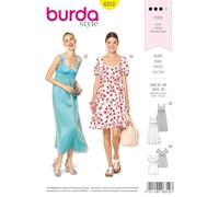 Burda B6312 Patron de Couture, Papier, Blanc, 32-44