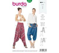 Burda B6316 Patron de Couture, Papier, Blanc, 32-46