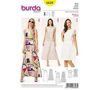BURDA B6628 PATRON DE COUTURE ROBE PAPIER BLANC 19 X 13 X 1 CM