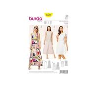 Burda Style – Patron de couture 6628 Robe tailles 34–44 – Papier blanc 19 x 13 x 1 cm