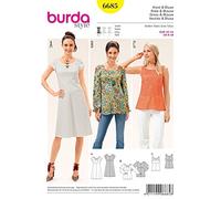 Patron Burda 6685 Robe et blouse du 32 au 44 -