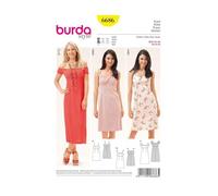 Patron Burda 6686 Robe Du 34 Au 46