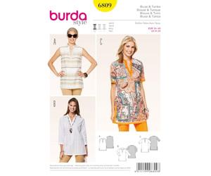 Burda B6809 Patron de Blouse et Tunique, 34-46