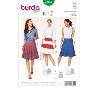 Burda B6904 Patron de Couture Jupe 19 x 13 cm, 34-46